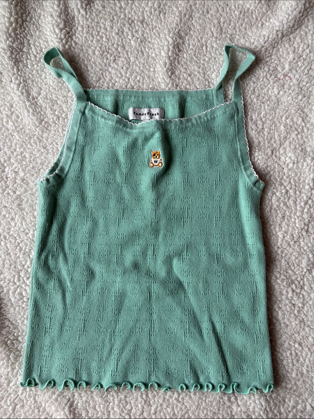 Teddy fresh tank top eyelet